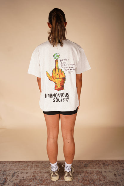 4000 Weeks T-Shirt - Ash Heather Grey