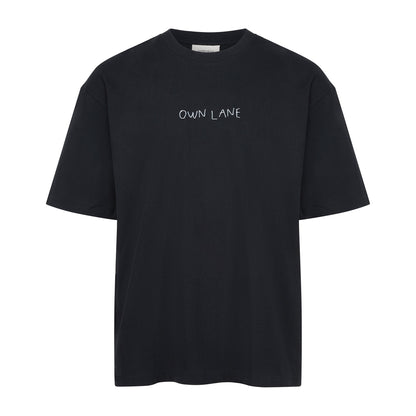 Own Lane Black T-shirt