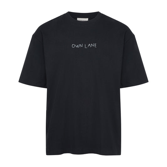 Own Lane Black T-shirt