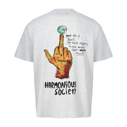 4000 Weeks T-Shirt - Ash Heather Grey