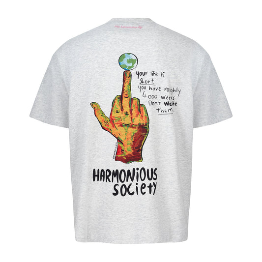 4000 Weeks T-Shirt - Ash Heather Grey