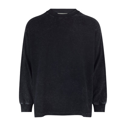 LS T-Shirt Washed Black Bulb Graphic