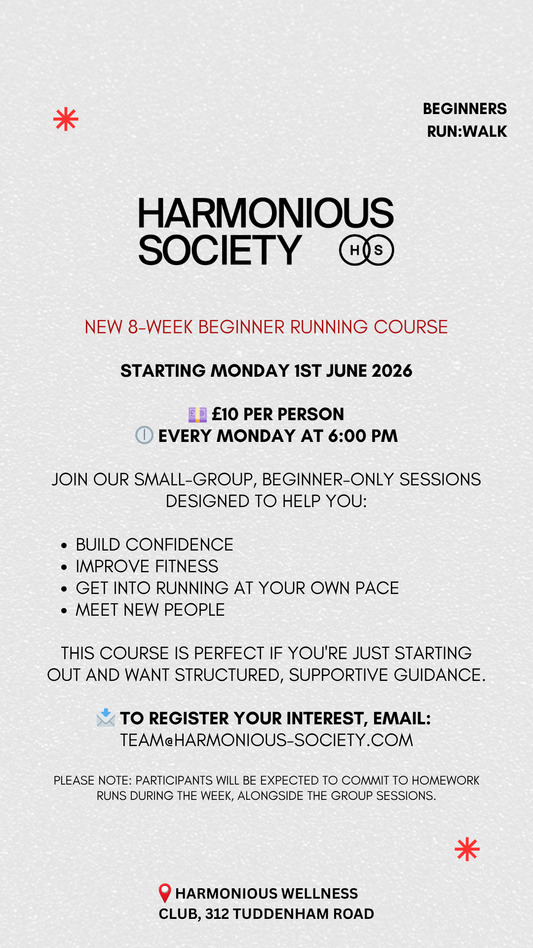 Harmonious 8 Week Starter Run Programme